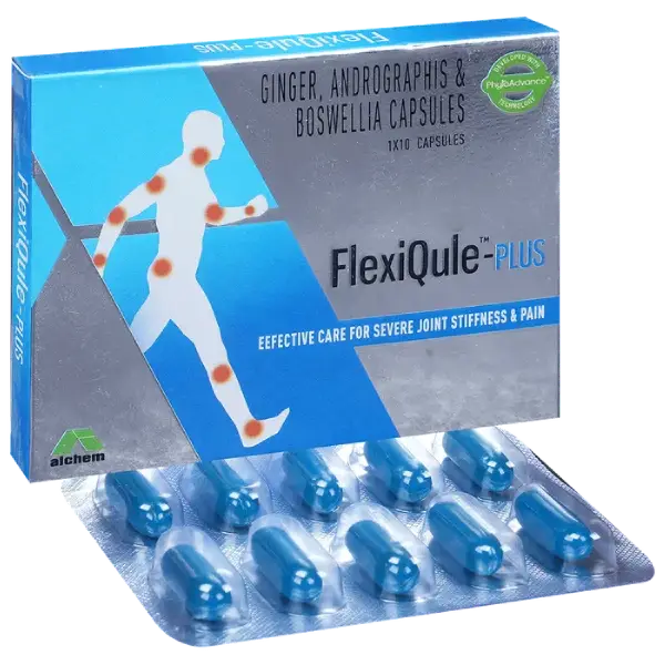 Flexiqule Plus Capsule For Osteo- Arthritis & Joint Pain